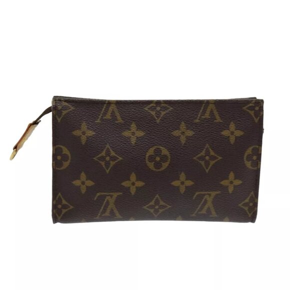 authenticity guaranteed LOUIS VUITTON Monogram Bucket PM Pouch - Picture 1 of 16